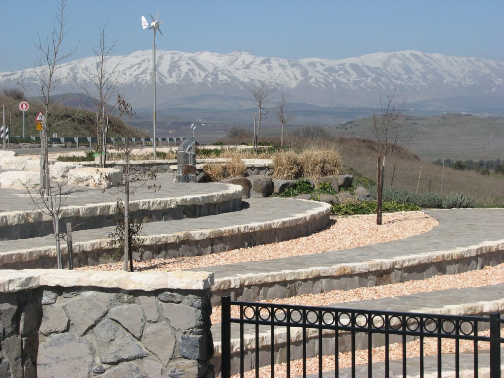 רמת הגולן – תצפית על אזור קוניטרה